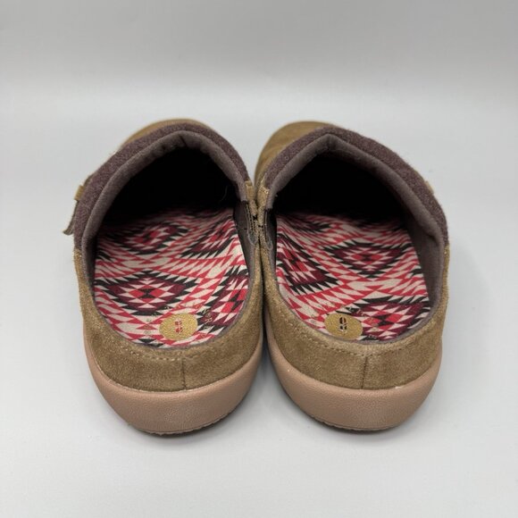 Revitalign Ashley Desert Slip On Shoes Brown Suede Size 7.5B Womens - Picture 6 of 9